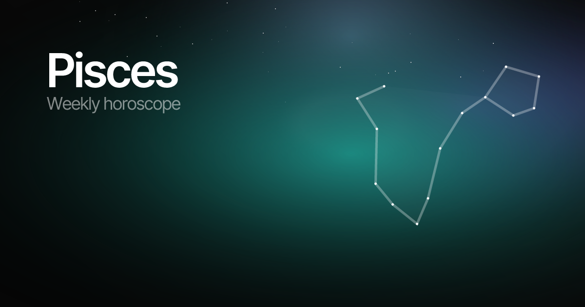 Pisces Weekly Horoscope by Category